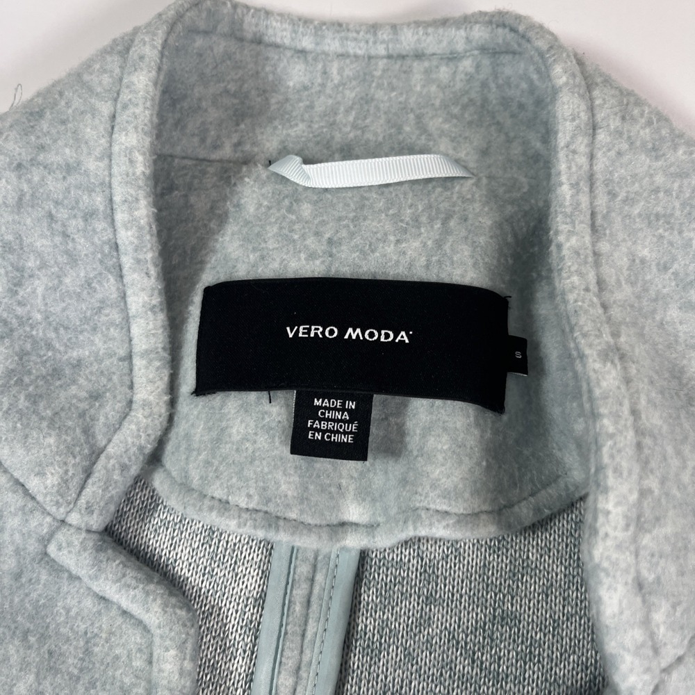 Vero Moda Curve Katrine Light Blue Women's Coat US Size Small Incredibly Soft - Picture 2 of 12